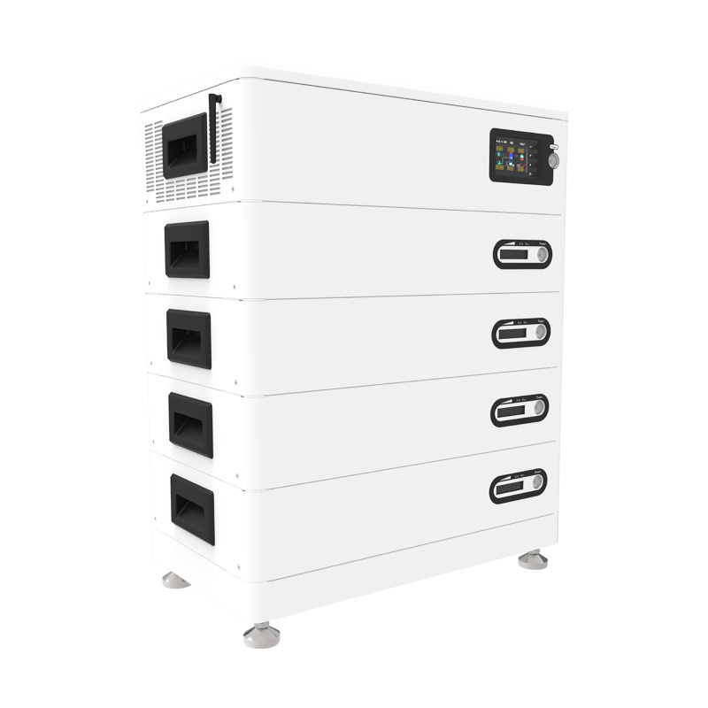 51.2v 3000w 3500w 5000w All-in-one Bertumpuk Fase Tunggal Hibrid (off-grid) ESS