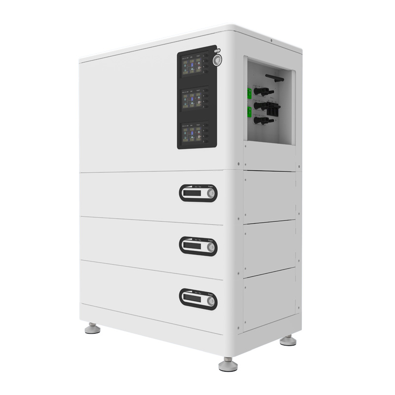 ESS Hibrid Tiga Fase Bertumpuk All-in-one (off-grid).
